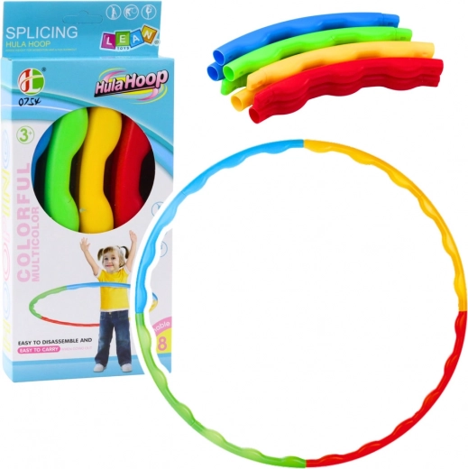 Hula hoop barvni zložljiv 60 cm