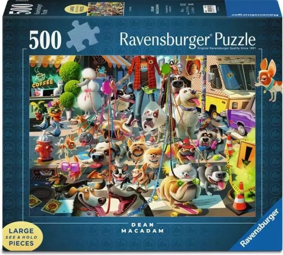 Ravensburger sestavljanka Pasja poroka 500 kosov