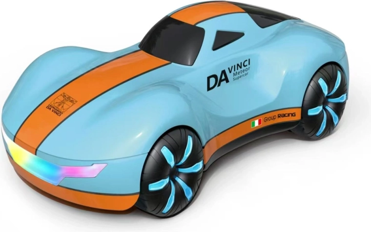 Remote-controlled Vinci car with charging station, blue - 1 piece