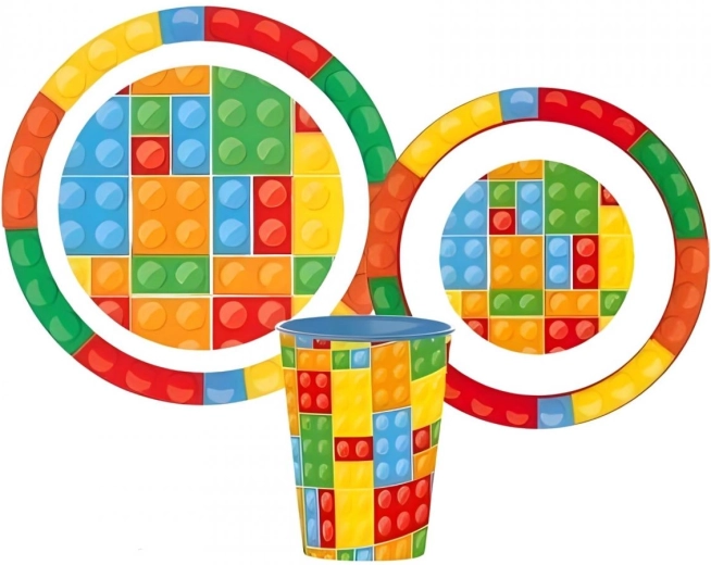 Kids Euroswan plastični jedilni set - 1 kos