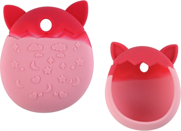 Rožnato silikonsko ohišje za Tamagotchi v obliki mačke