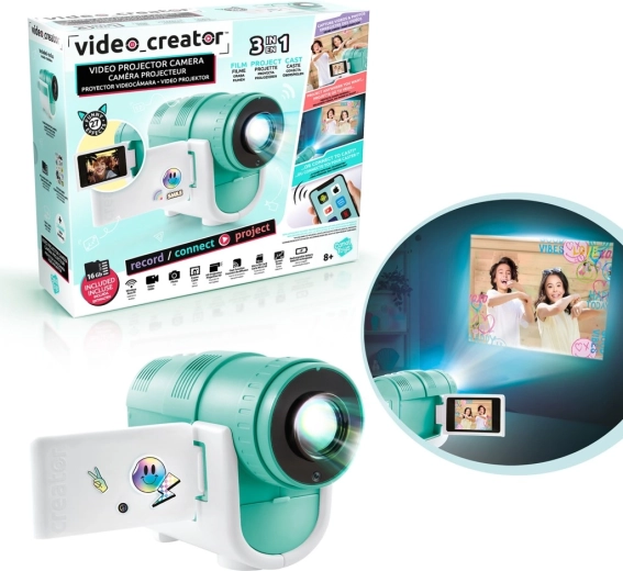 Creator kamera in videoprojektor 3v1 za otroke