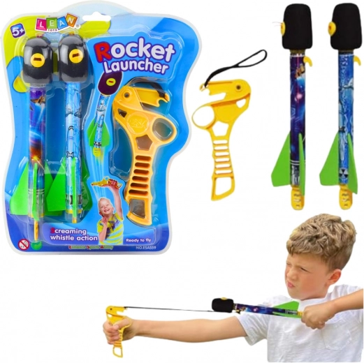 Komplet frača z raketami EVA pena Vesolje