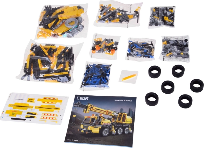 658 delov, nalepke in pregleden priročnik