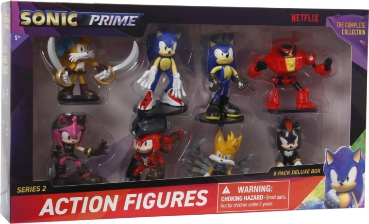 Sonic akcijske figurice - 8 kos Deluxe škatla