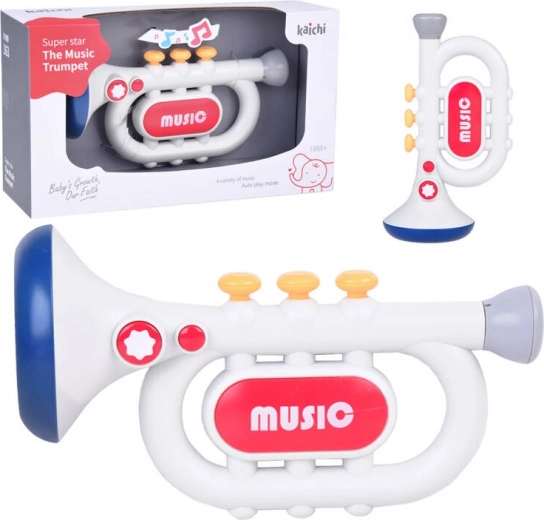 Kaichi interactive kids’ trumpet with 3 modes - 1 piece