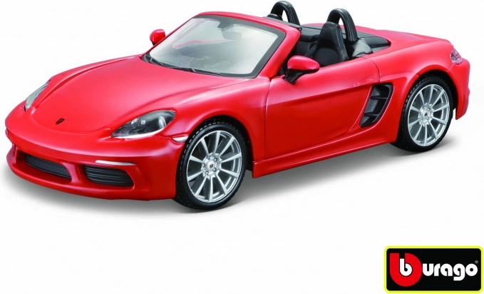 Model Bburago Porsche 718 Boxster oranžna 1:24