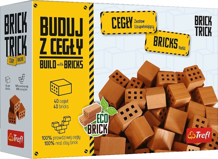 Trefl Brick Trick dodatno pakiranje kratkih opek 40 kos