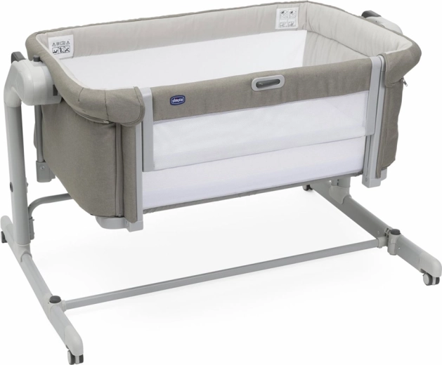 Chicco posteljica ob postelji Next2Me Magic Evo desert taupe