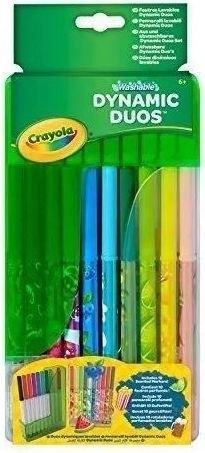 Crayola Dynamic Duos pralni dišeči in klasični flomastri – 20 kosov