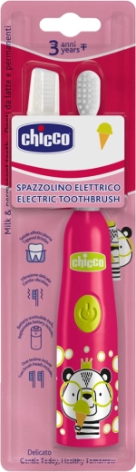 Chicco električna otroška zobna ščetka panda 3+
