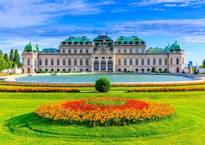 Sestavljanka Grad Belvedere Dunaj 1000 koščkov
