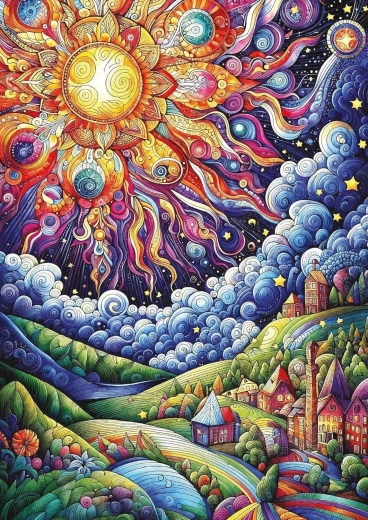 Sestavljanka Kozmični doseg 1500 koščkov