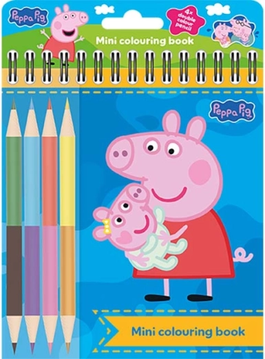 Mini pobarvanka z barvicami Pujsa Pepa