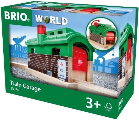 Brio World železniško depo – garaža za vlakce