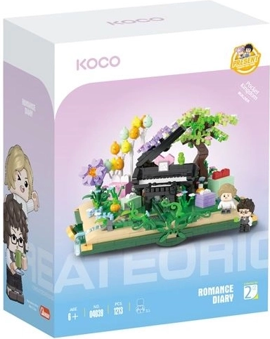 KOCO Romance Diary building set – romantic piano scene “On the Beautiful Blue Danube” (1213 pieces) - 1 piece