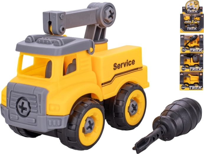 Avto za sestavljanje 11 cm z prostotekm
