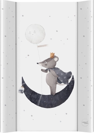 Ceba Baby dvostranska previjalna podloga s trdo desko ultra light moon prince 50 × 70 cm