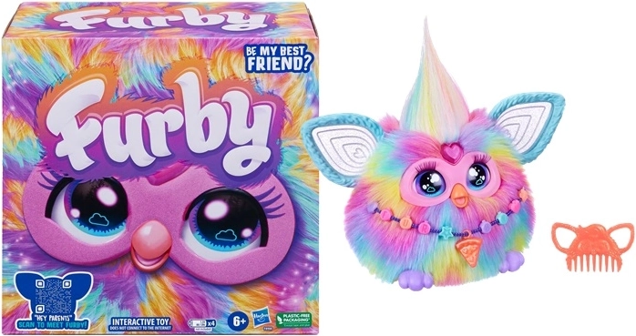 Hasbro Furby tie-dye (angleška različica) - 1 kos