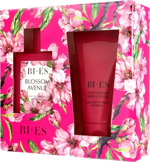 Darilni set za ženske BI-ES Blossom Avenue – parfumska voda 100 ml + losjon za telo 150 ml