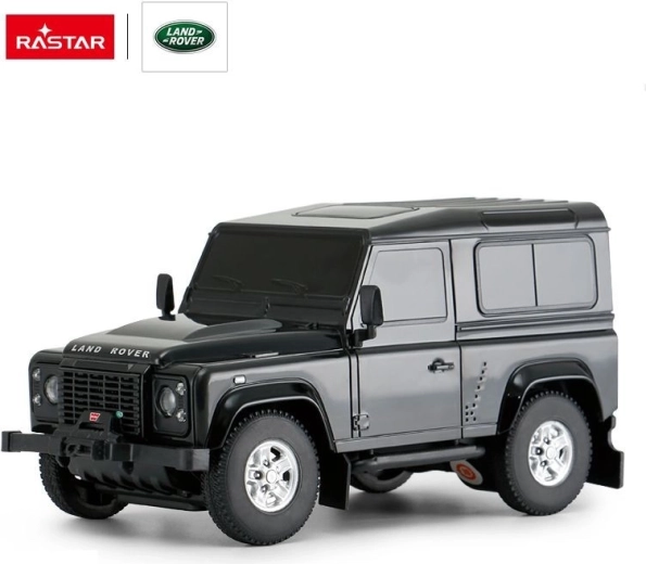 RC avto Rastar Land Rover Defender na daljinsko upravljanje 1:24 črn