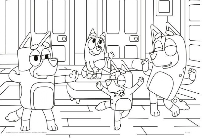 Double-sided fun with a coloring page