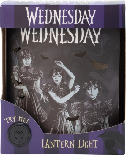Dekorativna svetilka Wednesday – gotski lampijon z motivom plešoče WEDNESDAY