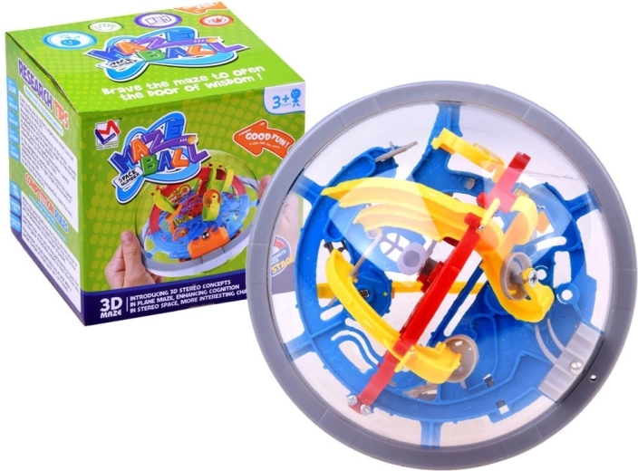 3D Kroglični Labirint za Spretnost