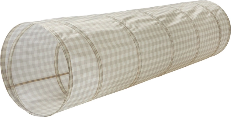 3 sprouts otroški igralni tunel recycled gingham beige - 1 kos