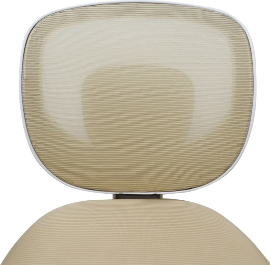 Breathable upholstery and ergonomic shape