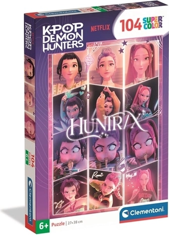 Clementoni sestavljanka K-Pop Demon Hunters SuperColor 104 kosov