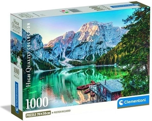 Clementoni puzzle Compact Emerald Lake Braies 1000 pieces