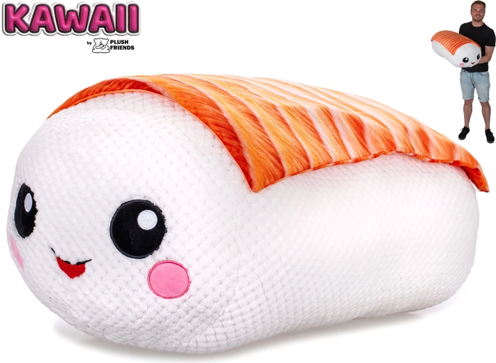 Plush Friends Kawaii plišasti suši nigiri losos 60 cm