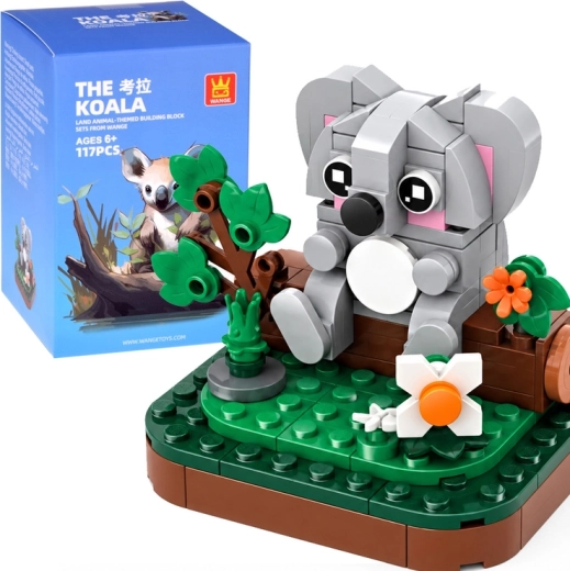 Technical building set - wild animals koala, 117 pieces