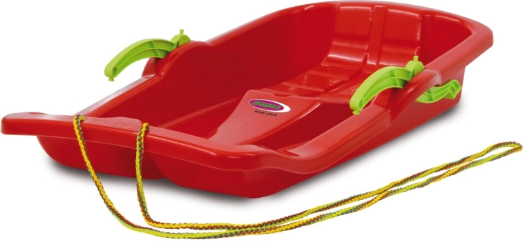 Snežni bob Snow Play Karol 80 cm z zavorami – Rdeča