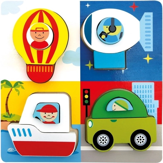 Playful learning of means of transport