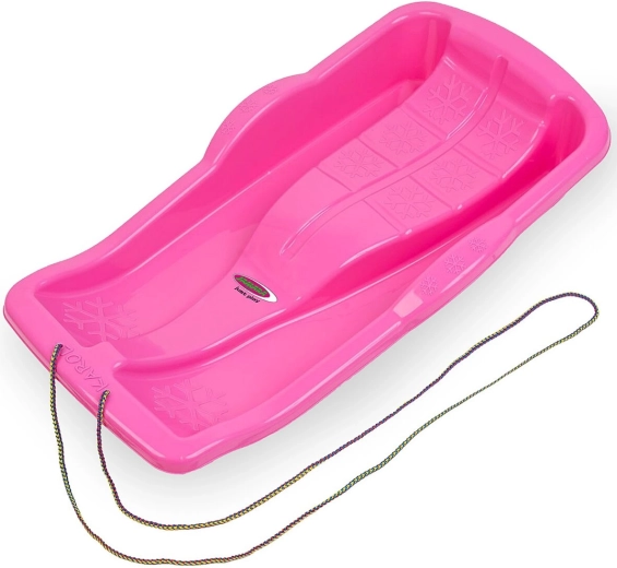 Otroške sani Snow Play Karol 80 cm – Rožnata