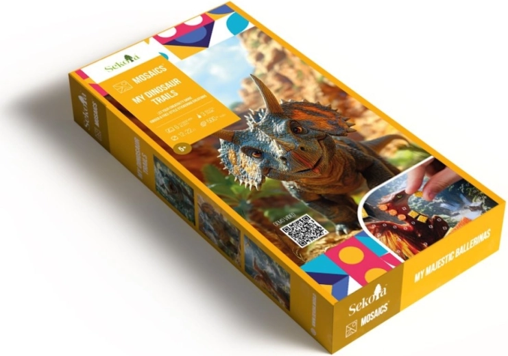 Sekoia mosaics dinosaurs – creative mosaic kit