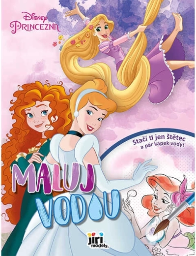 Disney princese – slikanje z vodo A4