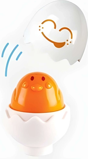 Piskajoči piščančki za senzorično raziskovanje