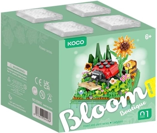 KOCO gradbeni komplet pikapolonica na travniku 659 delov - 1 kos