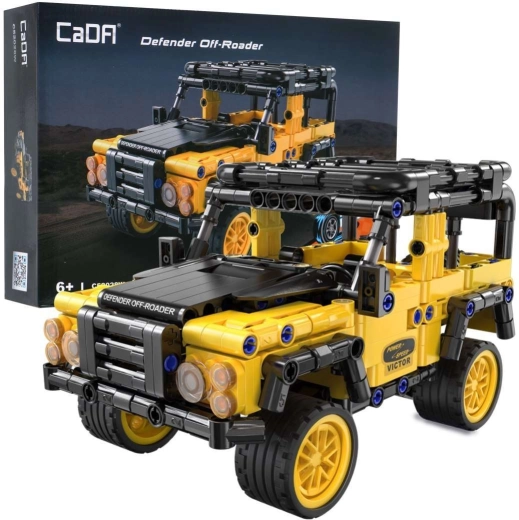 Terensko vozilo CaDA Defender Off-Roader s pogonom pull-back, 389 delov