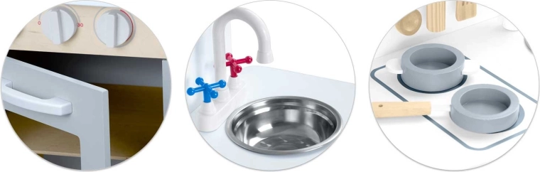 Funkcionalen umivalnik z vrtljivim pipo