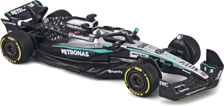Avtentičen videz vozila Mercedes-AMG Petronas W16 (2025)
