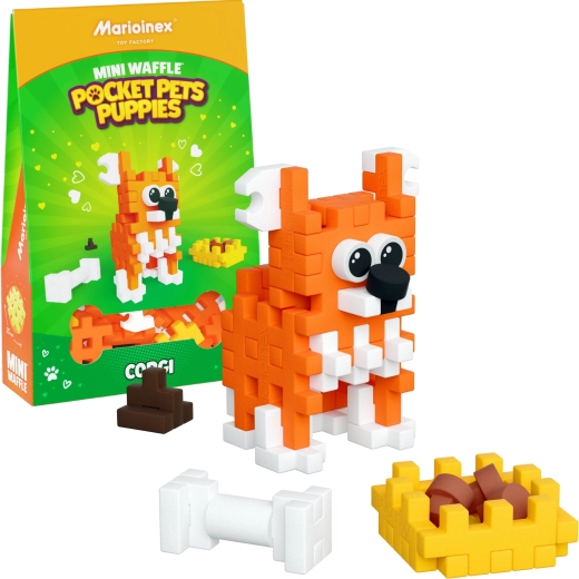Konstruktor Mini Waffle Pocket Pets – corgi