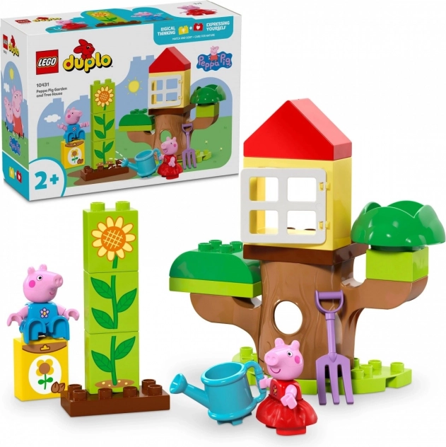 LEGO® DUPLO® 10431 Pujsa Pepa – vrt in hiška na drevesu