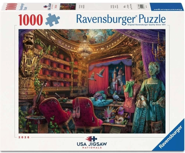 Ravensburger sestavljanka USA Jigsaw Nationals: Zadnji zastor, 1000 koščkov