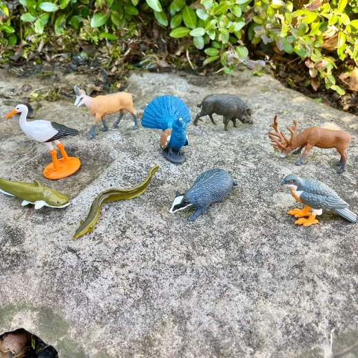 9 European animals for learning through play