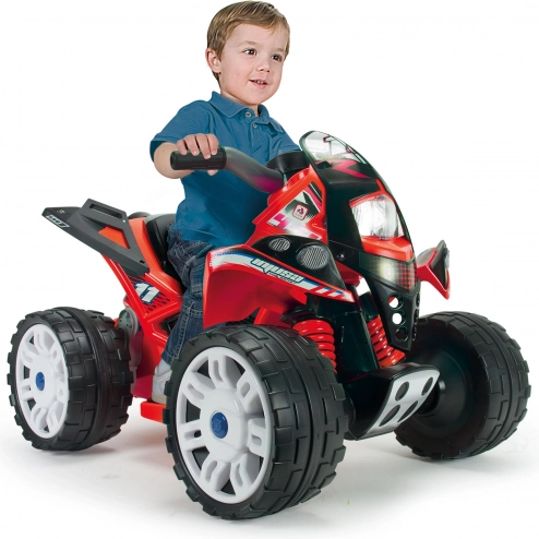 Otroški električni štirikolesnik The Beast 12V rdeč