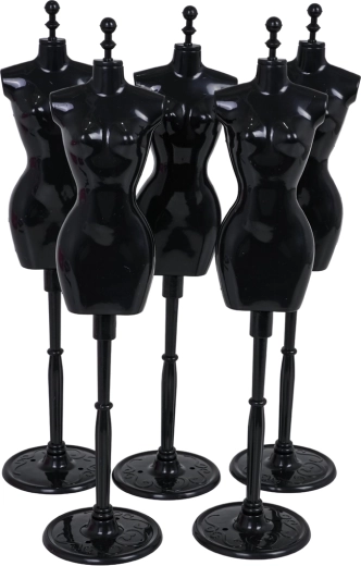 5 manekenk in punčka za preizkušanje modelov